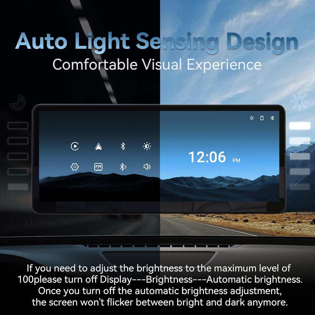 MINIX 2026 Vollständig Laminierter Bildschirm 60fps Tragbares Wireless CarPlay Autoradio 8,9 Zoll 19