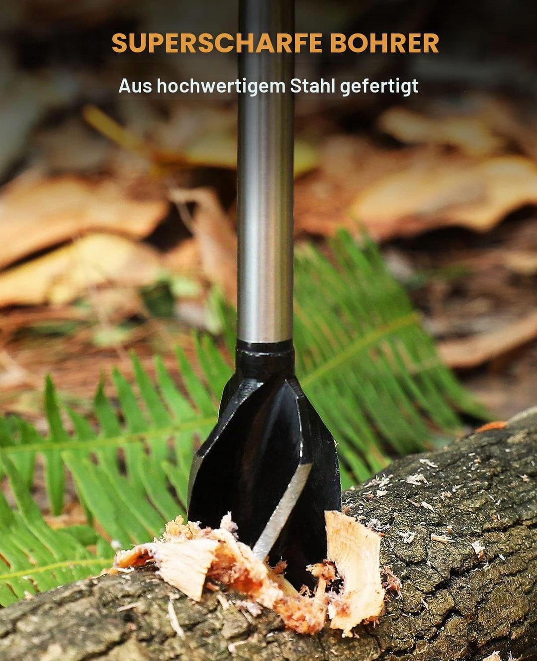 Bushcraft Gear for Survival, Bushscraft Hand Auger, Survival Tools,Bushcraft Auger,Scotch Eye Wood A