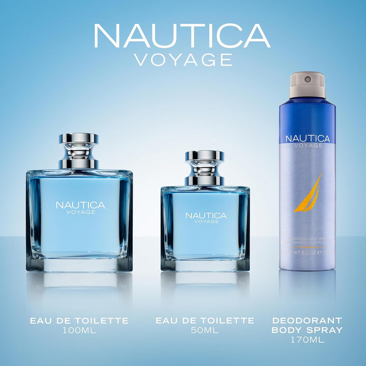 NAUTICA, Voyage, Eau de Toilette, Herrenduft, 200 ml Voyage 200 ml (1er Pack), Voyage 200 ml (1er Pa