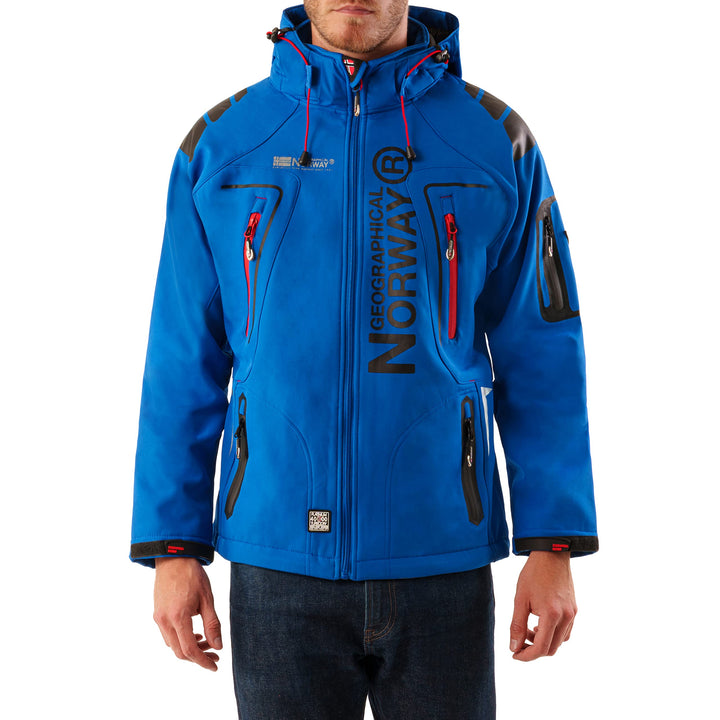 Geographical Norway Tangata Herren Softshell Funktions Outdoor red S Königsblau, S Königsblau