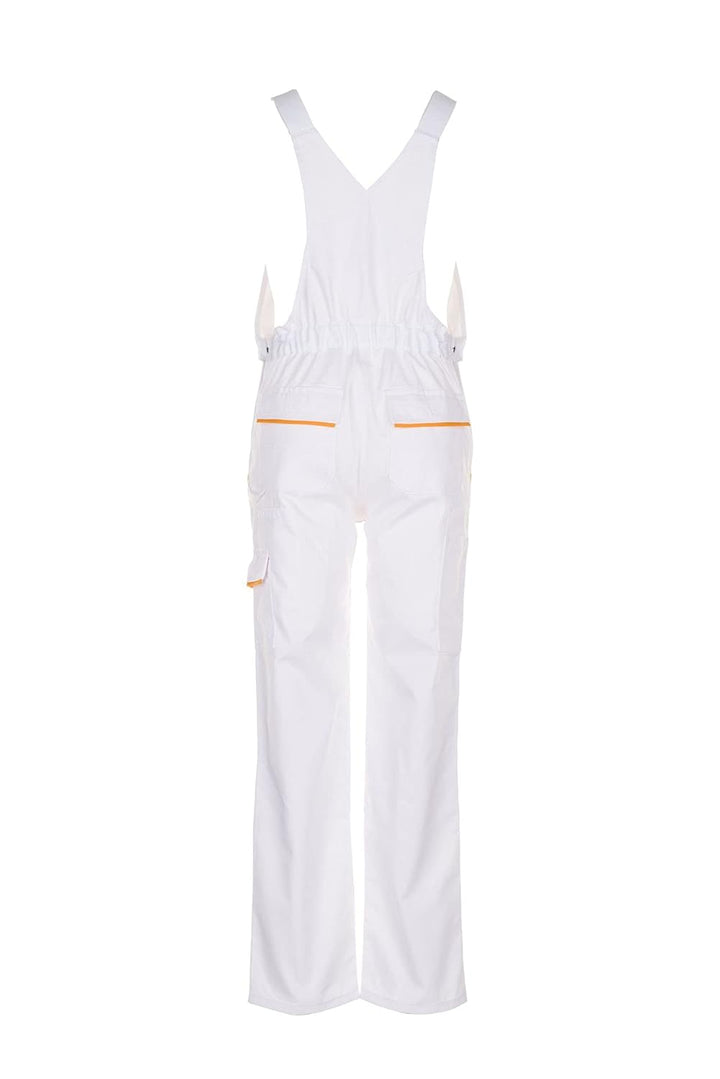 Planam Highline Herren Latzhose reinweiss gelb Modell 2337 Grösse 110 reinweiss/gelb 110, reinweiss/