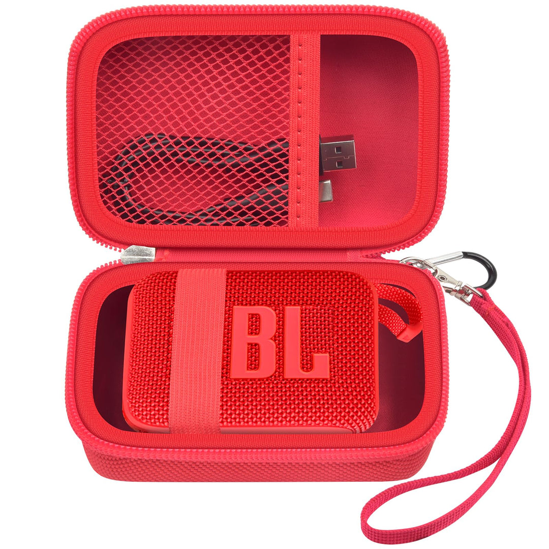Tragetasche Kompatibel mit JBL Go 4 - tragbarer Bluetooth-Lautsprecher Box Pro Sound, Auch für Go 3/