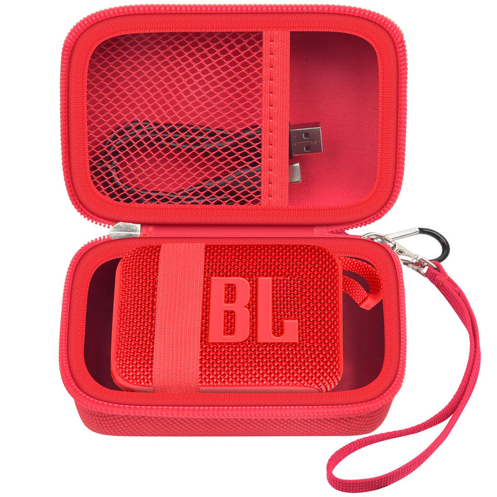 Tragetasche Kompatibel mit JBL Go 4 - tragbarer Bluetooth-Lautsprecher Box Pro Sound, Auch für Go 3/