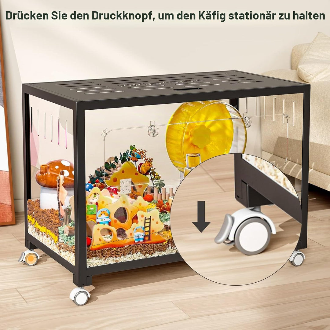 BUCATSTATE Universal-Rad- und Staplerzubehör, Käfigzubehör, das Bewegen und Stapeln Unterstützt, nur