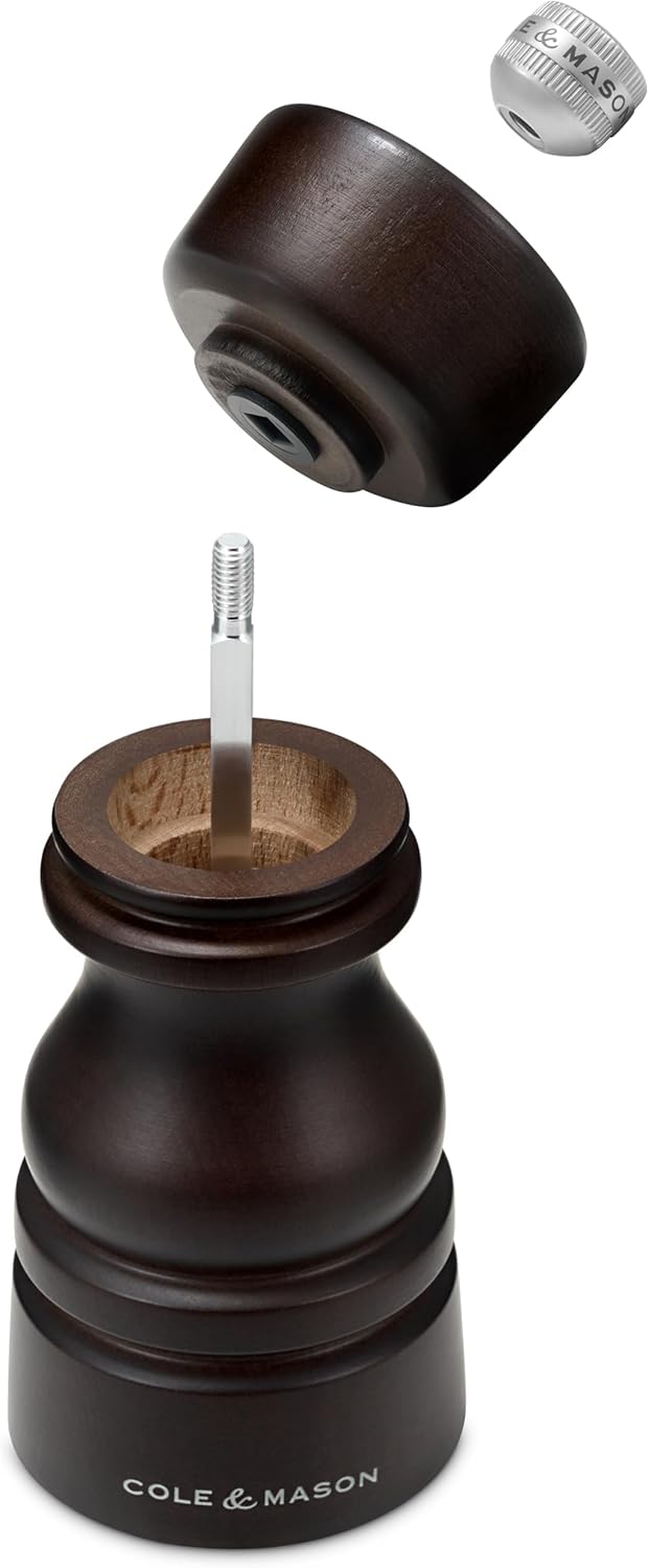 Cole & Mason London Salz- und Pfefferstreuer & Mühlen-Geschenkset, 130 mm / 5" Mühle aus Schokoladen