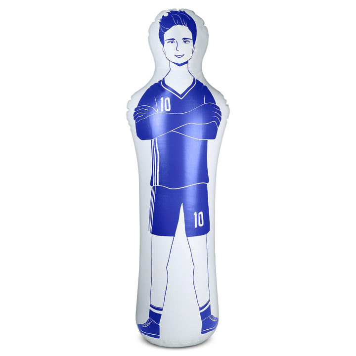 efuturetime Aufblasbare Fussball Dummy aus PVC, Fussballtraining Dummy Trainingspuppe für Torwart Fr