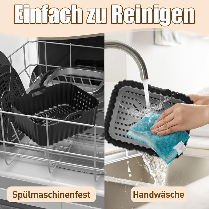 Heissluftfritteuse Zubehör für Philips Airfryer 4000 Series Stacked Dual Basket 10L, BPA-frei Airfry