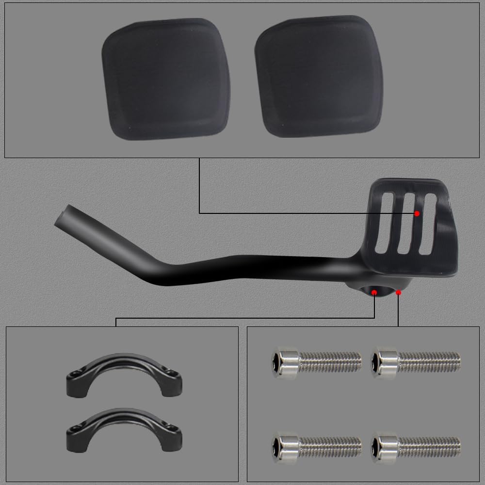 Alfa Pasca rennrad lenkeraufsatz triathlon 360mm aero triathlon lenker carbon 40° TT Bar Extender 40