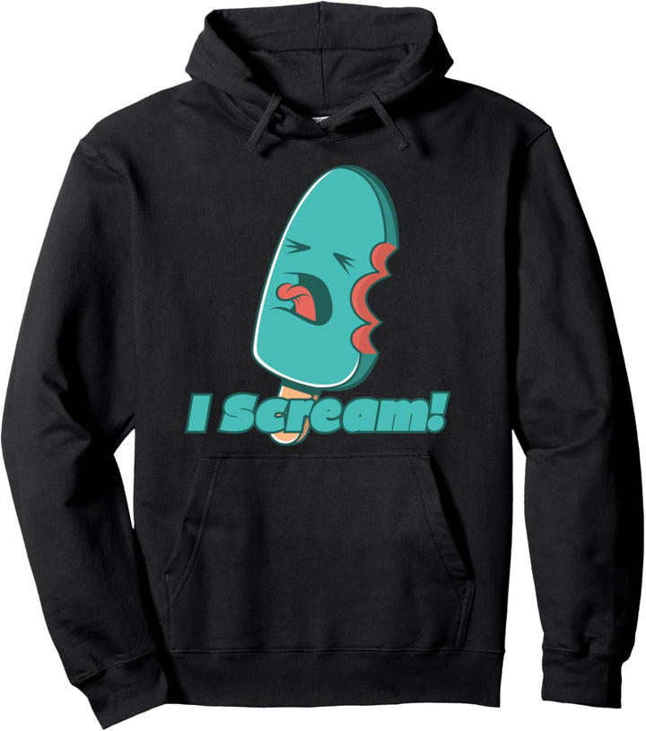 Enjoy Cool Sarkastic Funny I Scream Halloween Grafikspass Pullover Hoodie