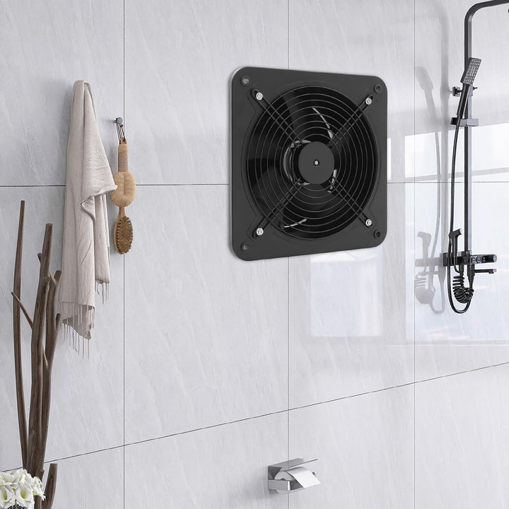 Abluftventilator 30cm 2677m³/h, leiser Badlüfter 107W für Wandmontage, Industrieventilator für Küche