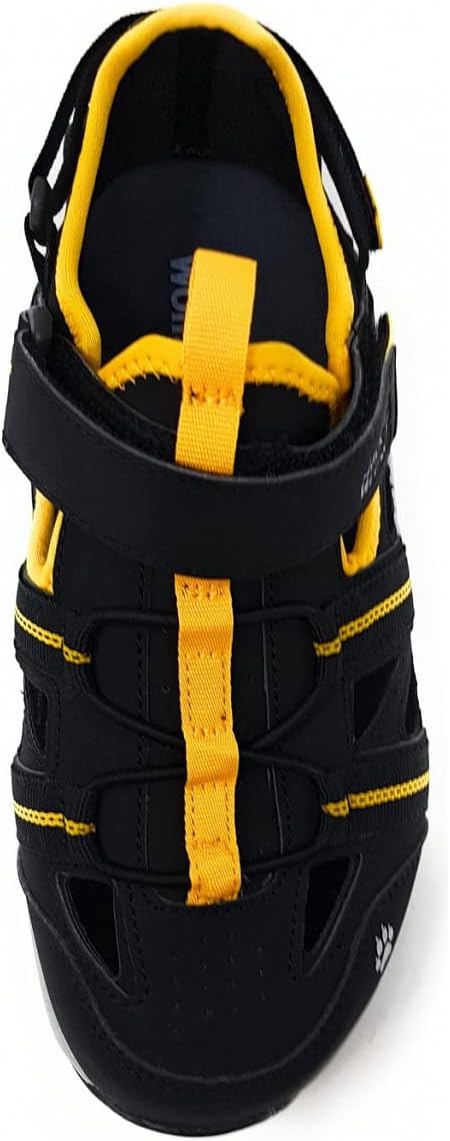Jack Wolfskin Unisex Sun Climber KSandale 36 EU Black Burly Yellow Xt, 36 EU Black Burly Yellow Xt