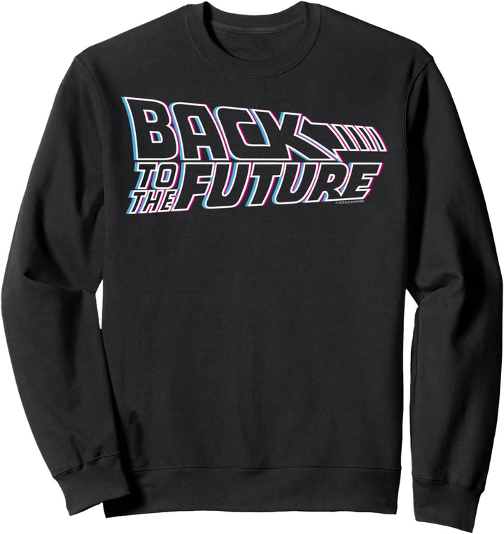 Back To The Future 35th Anniversary Multi-color Logo Outline Sweatshirt