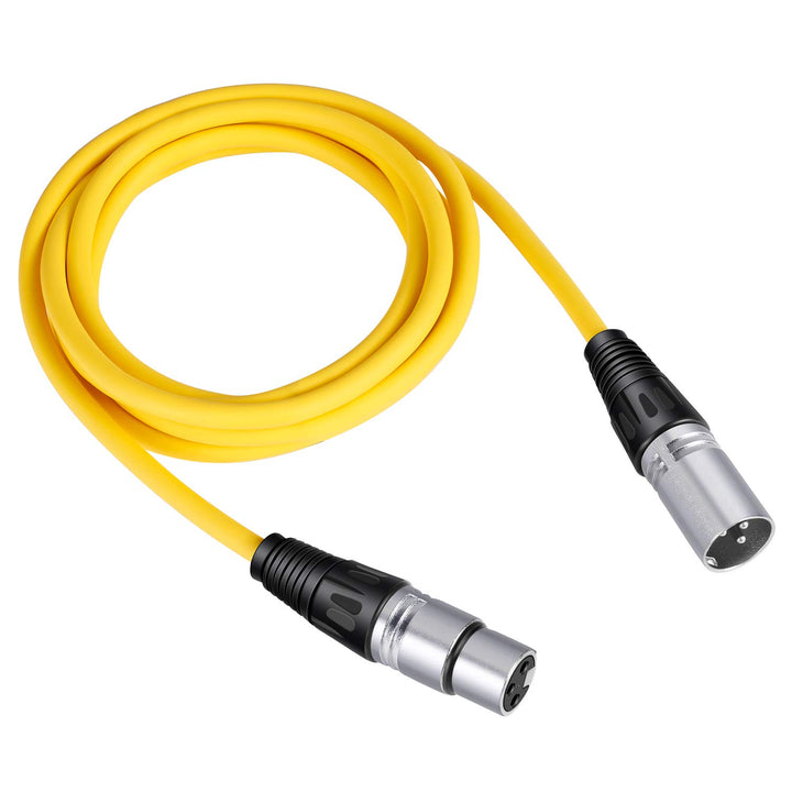 Neewer® 6er Pack 6.5FT / 2M XLR-Stecker auf XLR-Buchse Farbe Mikrofonkabel Gummi versiegelte Verbind
