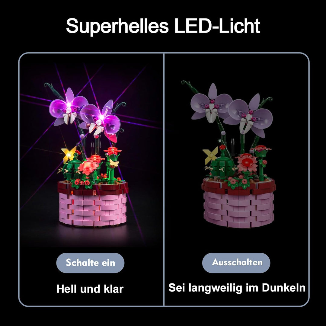 Led Licht Set für Lego Disney Encanto Isabelas Blumentopf (Kein Lego), Dekorationsbeleuchtungsset fü