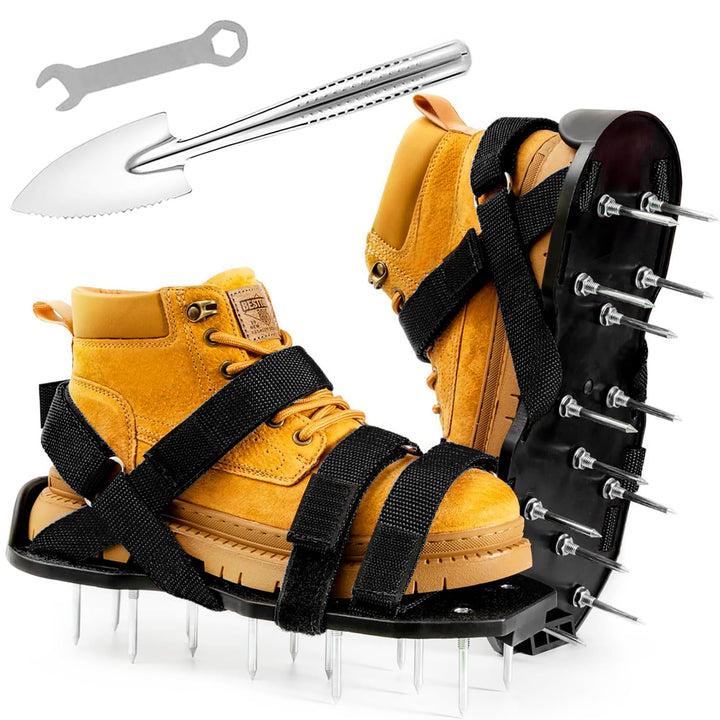 Rasenlüfter-Schuhe – Nagelschuhe Rasenlüfter für effektives Rasen Belüften, Aerifizierer für Rasen m