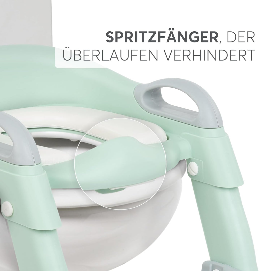 KikkaBoo Toilettensitz für Kinder mit Treppe LEA, Toilettentrainer, Zusammenklappbar & einstellbar,