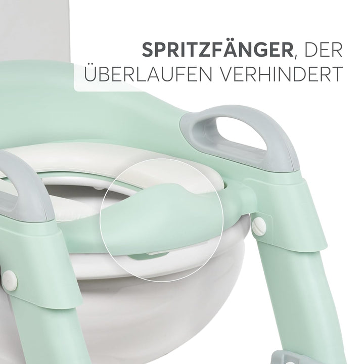 KikkaBoo Toilettensitz für Kinder mit Treppe LEA, Toilettentrainer, Zusammenklappbar & einstellbar,
