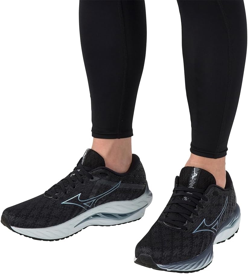 Mizuno Herren Wave Inspire 19 Wassersportschuh, Blk Gridge Illusionblue