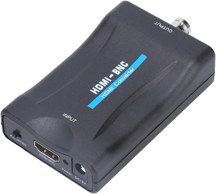HDMI-zu-BNC-Konverter, Koaxialkabel-Adapter für Fernseher, Videokonverter Mit 3,5-Mm-Osignal-Adapter
