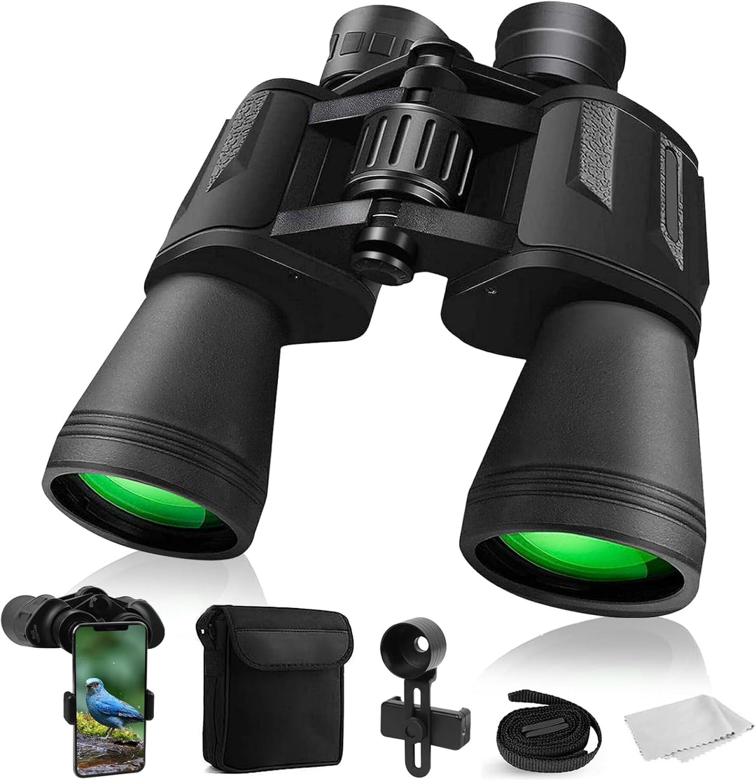 20x50 Fernglas für Erwachsene, HD Wasserdichtes Fernglas mit BAK4 Prisma & FMC Objektiv, Tragbares F