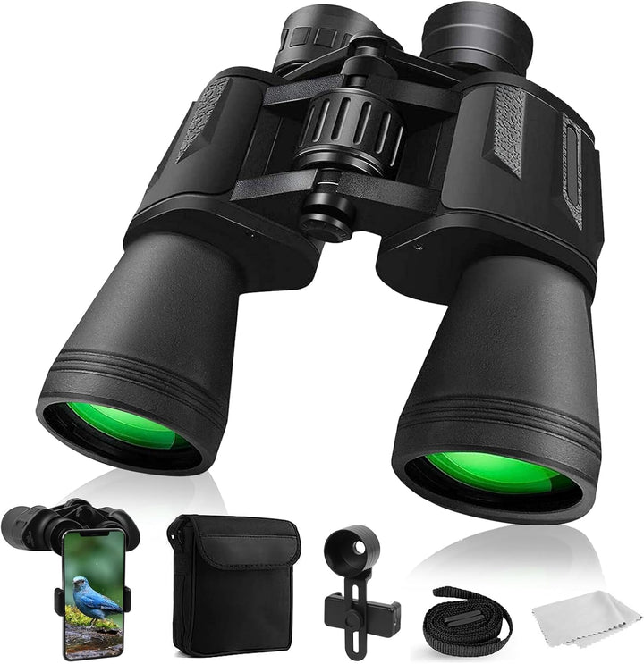 20x50 Fernglas für Erwachsene, HD Wasserdichtes Fernglas mit BAK4 Prisma & FMC Objektiv, Tragbares F