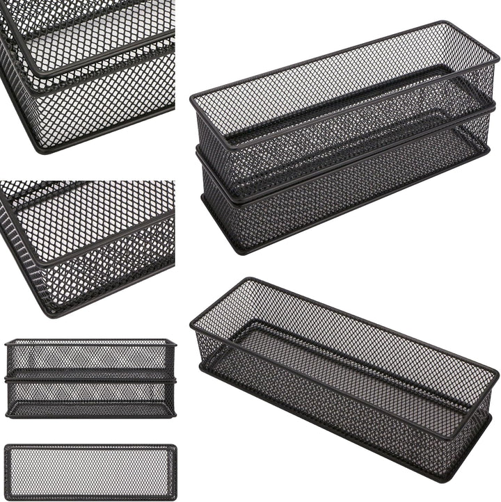 Annova Netz-Schubladenschrank und Regal, Organizer, Aufbewahrungskorb, für Schule, Büro, Zubehör, 2