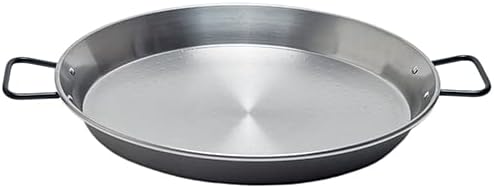 Garcima Paella Pfanne Stahl poliert, grau, 45 cm, 1 Stück Large, Large