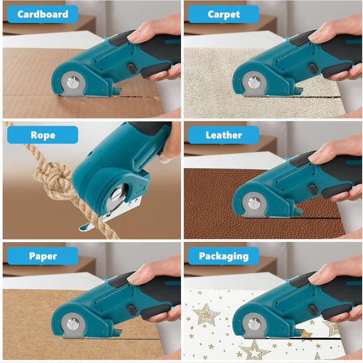 Kabelloser Akku-Universalschneider kompatibel mit Makita 18V Akku (Ohne Akku), Kartonschneider Elekt