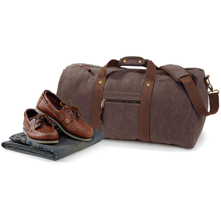 Quadra Segeltuch-Tasche / Reisetasche, 45 l Einheitsgrösse,Vintage Braun Einheitsgrösse Vintage Brau
