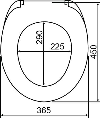 WENKO WC-Sitz Mod. Cement mit Relief, strukturierte Oberfläche in Betonoptik, Toilettendeckel mit Ab