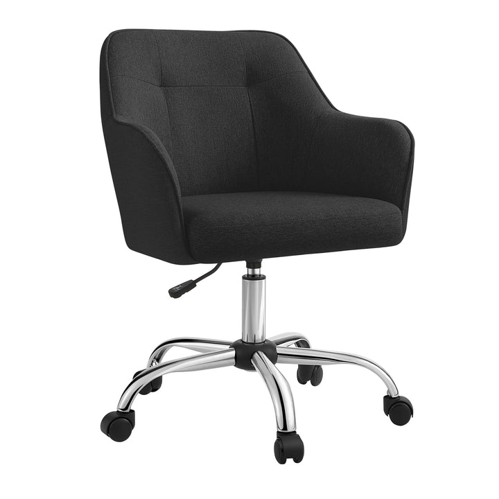 SONGMICS Homeoffice Stuhl, Drehstuhl, Schreibtischstuhl, höhenverstellbar, bis 110 kg belastbar, atm