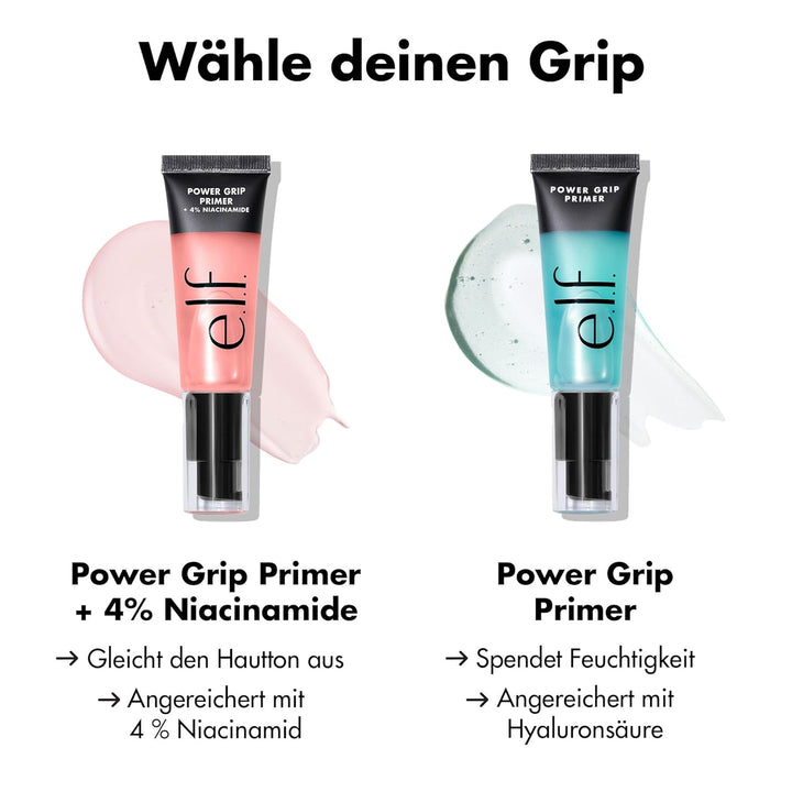 e.l.f. Power Grip Primer, Gel-basierte und feuchtigkeitsspendende Gesichts-Primer für glättende Haut