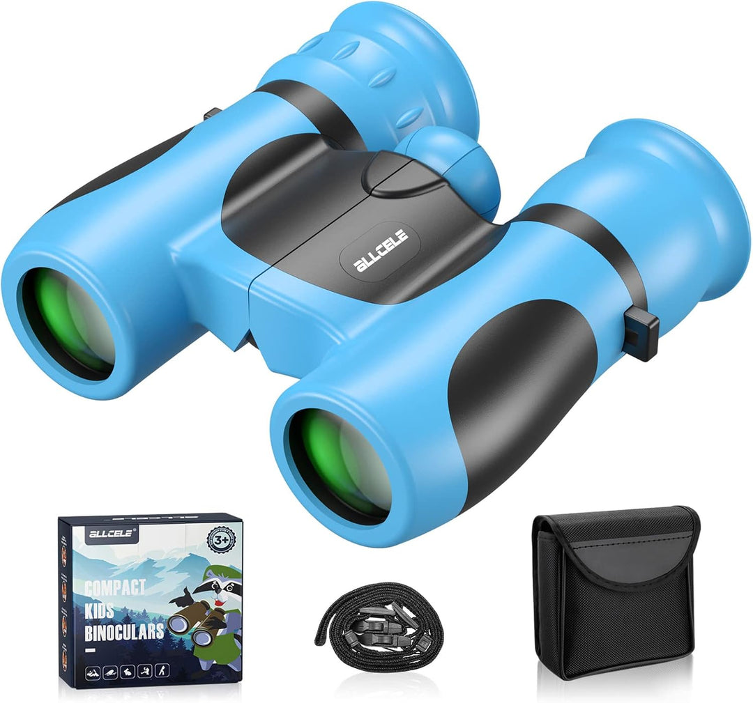 ALLCELE Leichtes W8 Fernglas für Kinder, Starker Vergrösserung 8 * 21 Feldstecher, Outdoor Explorati