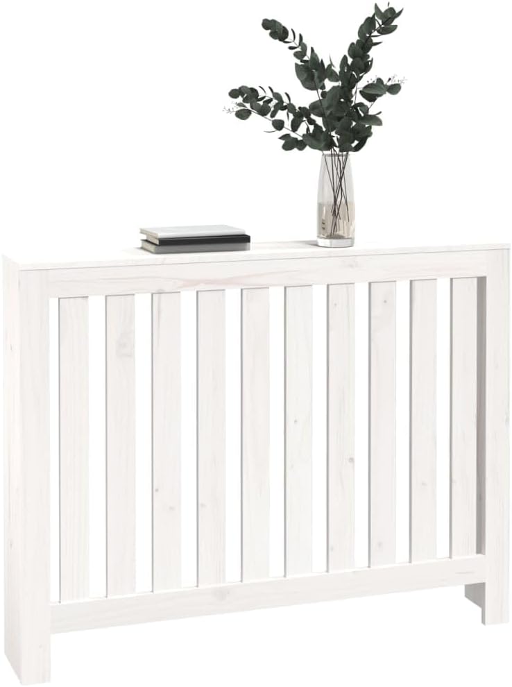 puraday Heizkörperverkleidung 108,5x19x84 cm Heizung Heizkörper Abdeckung Rustikale Optik Heizungsve
