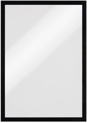 Durable Info-Rahmen Duraframe Magnetic (A3, Magnetrahmen für metallische Oberflächen) 5 Stück, schwa