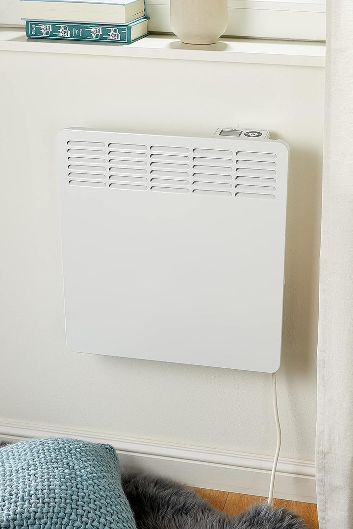 AEG Wandkonvektor WKL 1005, Elektroheizung energiesparend, 1000 W für ca. 12 m², LCD-Display, Wochen