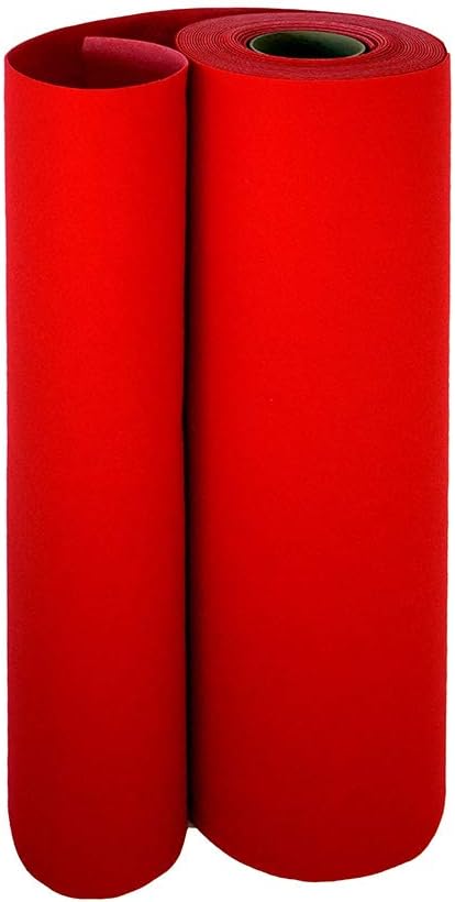 Agripro Läufer/Teppich, rot, 1 x 5 m, für Weihnachten, Kirche, Hochzeit, Geschäft