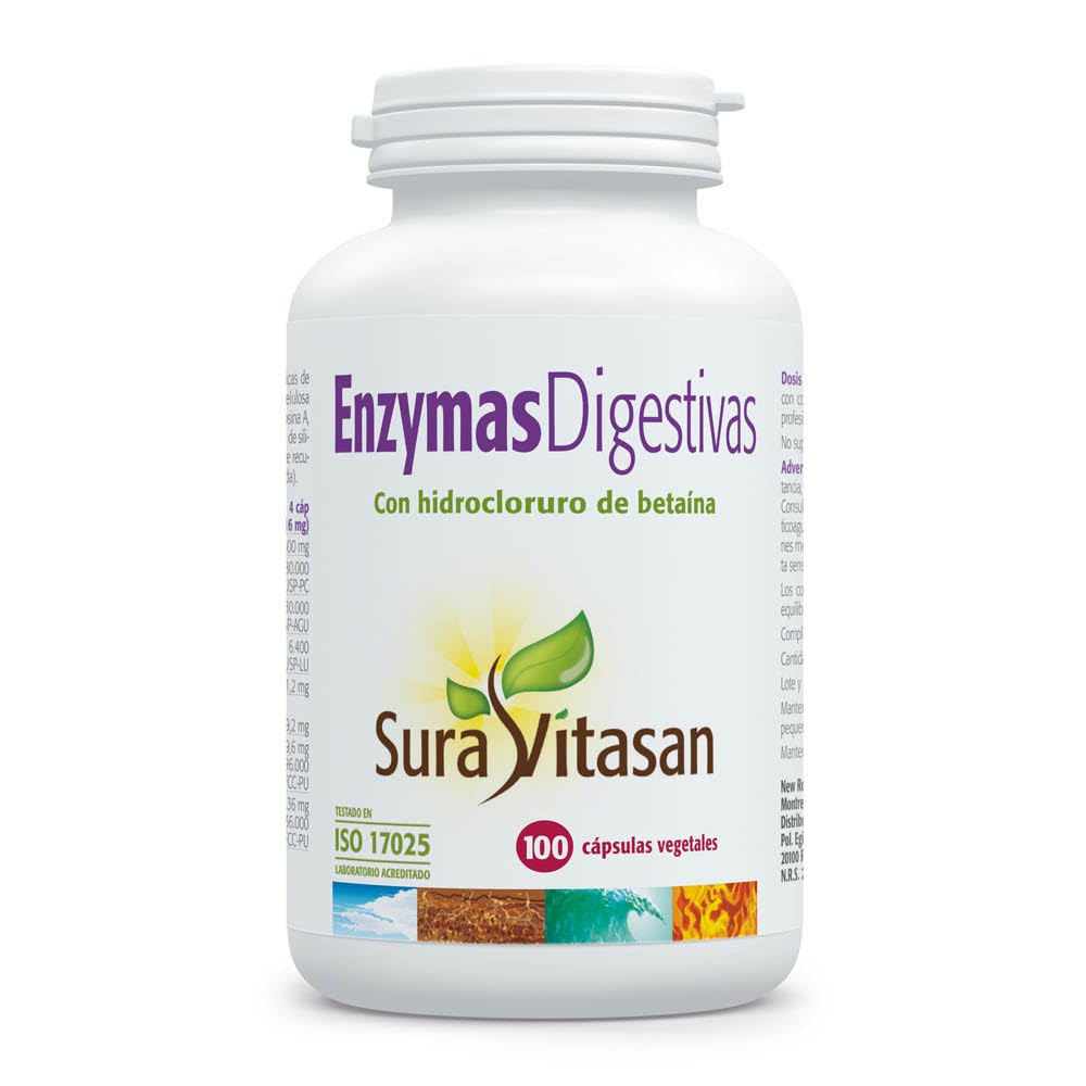 Sura Vitas Enzymas Digestivas 100 Cap