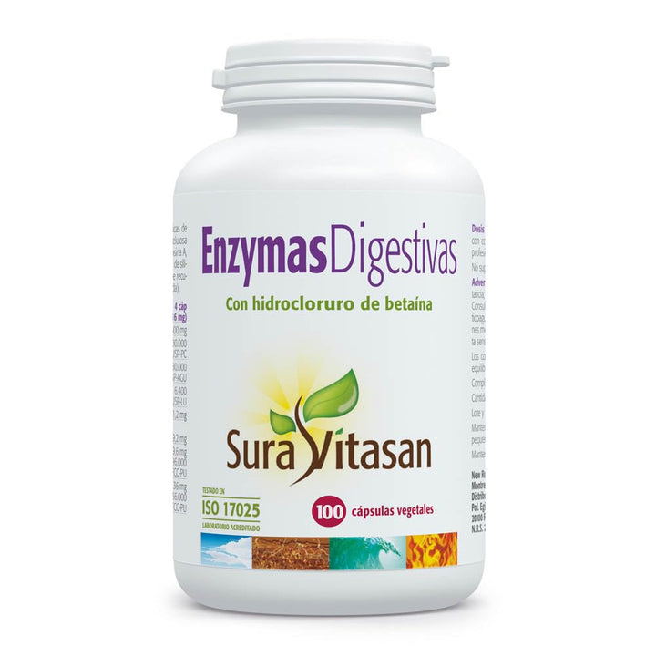Sura Vitas Enzymas Digestivas 100 Cap