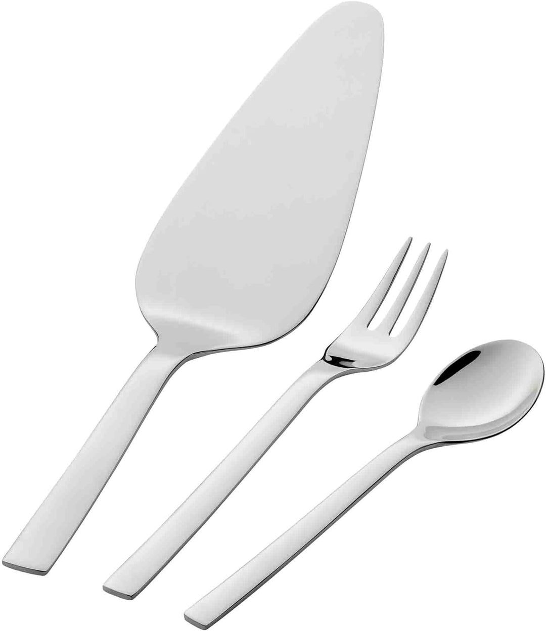 WMF Nuova Obst-/ Kuchenbesteck 13-teilig, für 6 Personen, Kaffeelöffel, Kuchengabel, Tortenheber, Cr