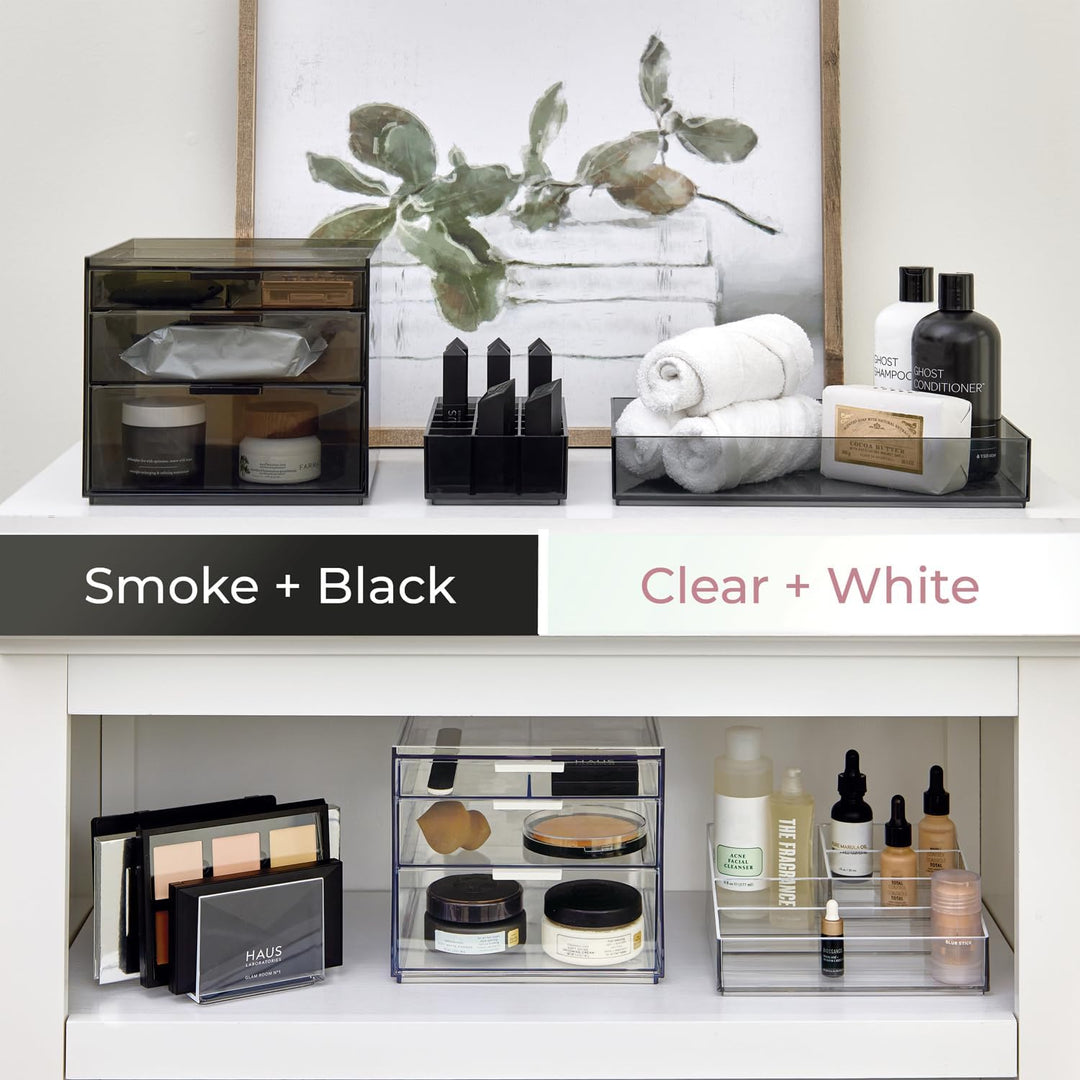 iDesign Make-up Organizer, Schmink Aufbewahrung mit 13 Fächern aus der Signature Series by Sarah Tan