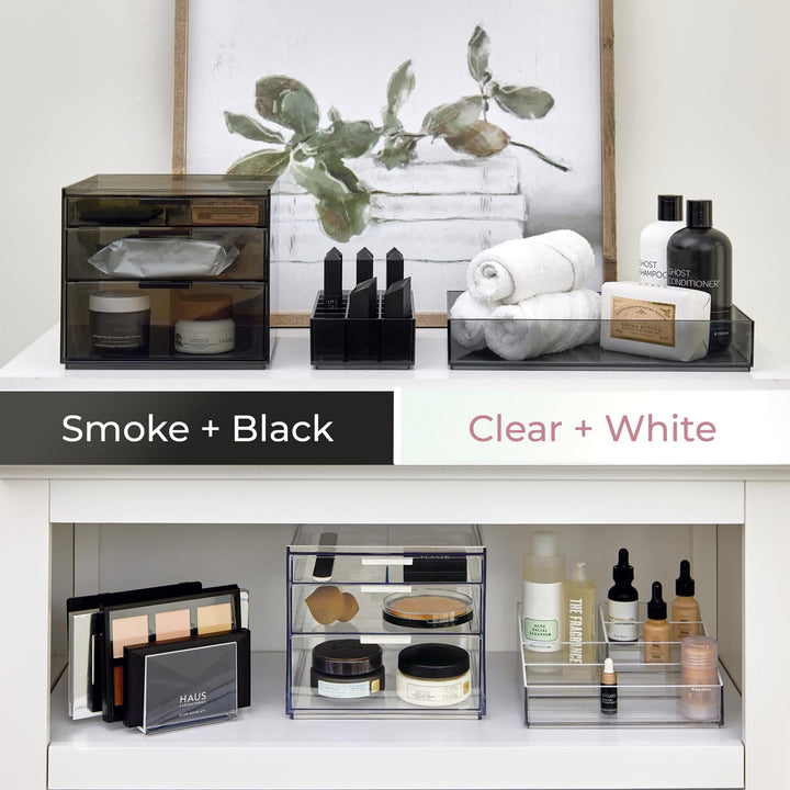 iDesign Make-up Organizer, Schmink Aufbewahrung mit 13 Fächern aus der Signature Series by Sarah Tan