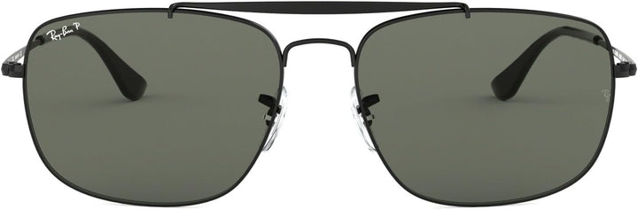 Ray-Ban Herren 0RB3560 002/58 61 Sonnenbrille, Schwarz (Black/Greenpolar)