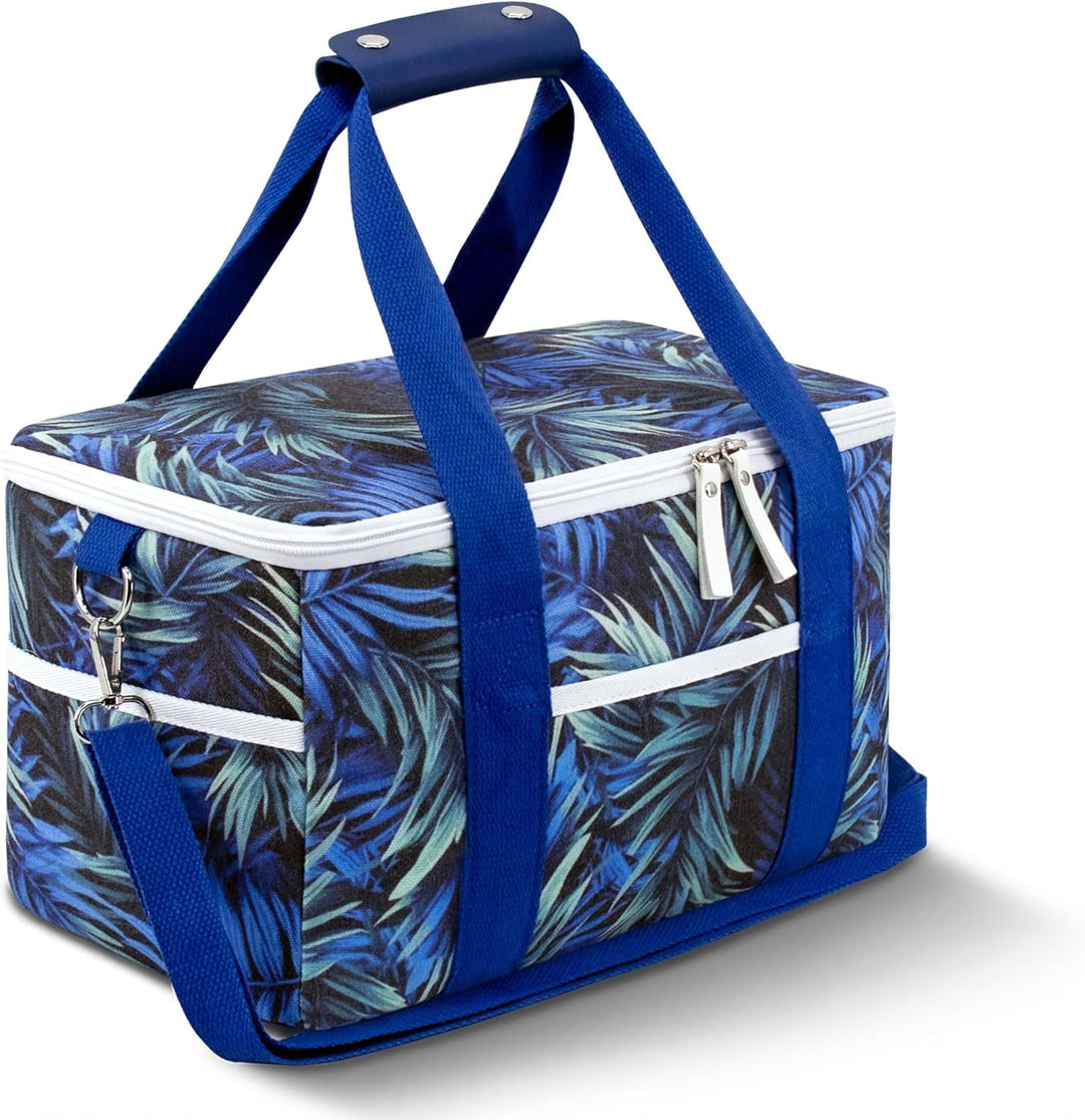 Grosse Thermo-Kühltasche 15L Isolierte Picknicktasche für Strand, Camping &amp; Einkauf. Faltbare Thermo