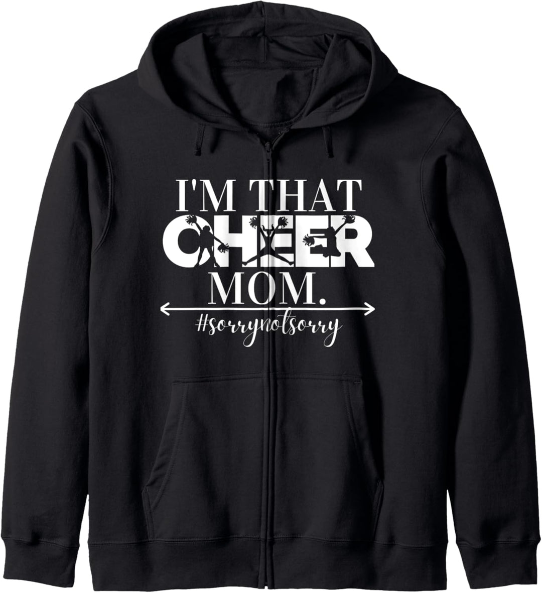 Lustig Ich bin diese Cheer Mom Coole humorvolle Cheerleader Kapuzenjacke
