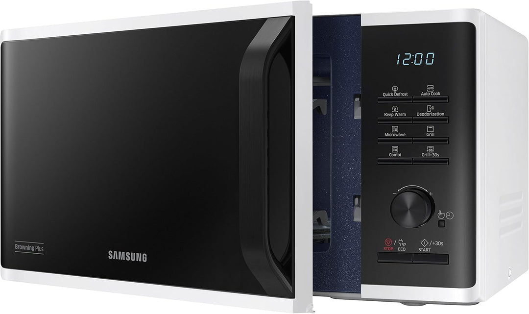 Samsung mg23 K3515aw/ET Mikrowelle mit Grill 23 Liter, 1100+800 Watt GRILL 23 Litri Weiss, GRILL 23