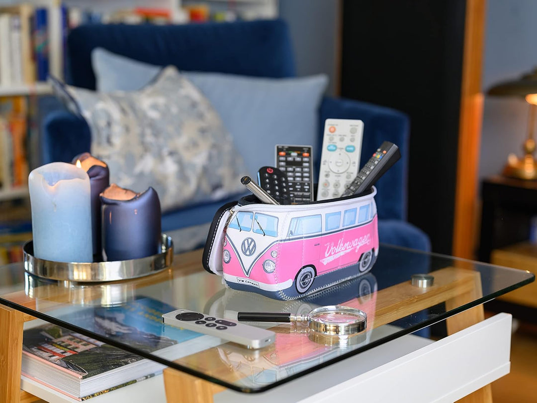 BRISA VW Collection - T1 Bulli Bus Kulturbeutel Kosmetiktasche | Volkswagen Universaltasche Waschbeu