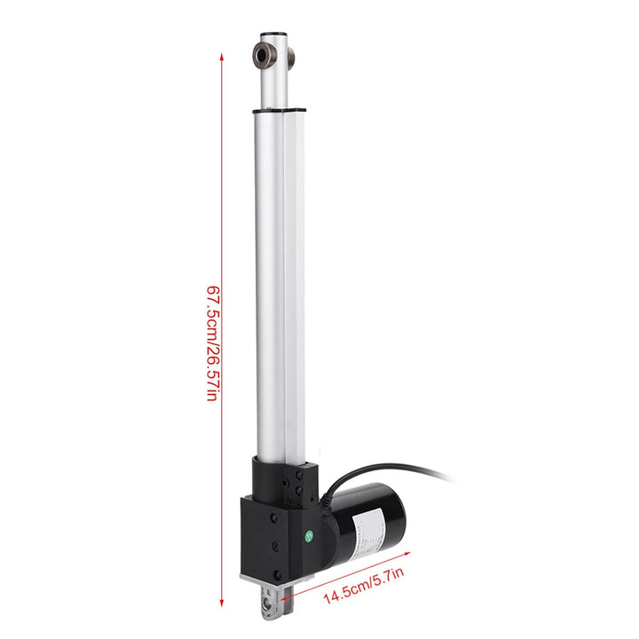 Fafeicy JS-TGZ-U3 Linearantrieb, 6000N Maximaler Hubhub-Elektromotor für Auto-Auto, DC 12V(500mm), L
