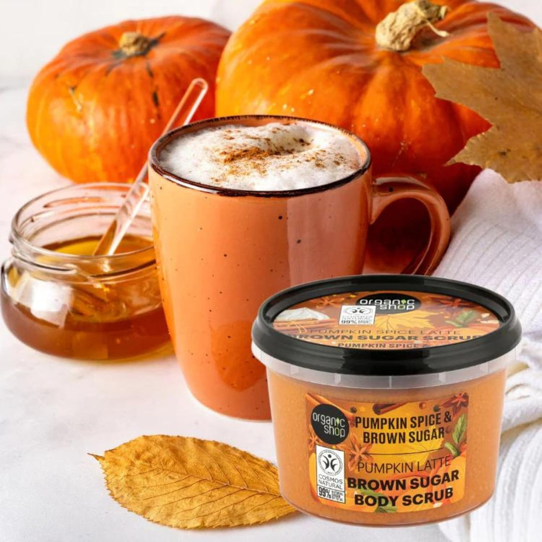 Organic Shop Pumpkin Spice Latte Body Scrub Brown Sugar (250ml) Pumpkin Spice Latte 254 g (1er Pack)