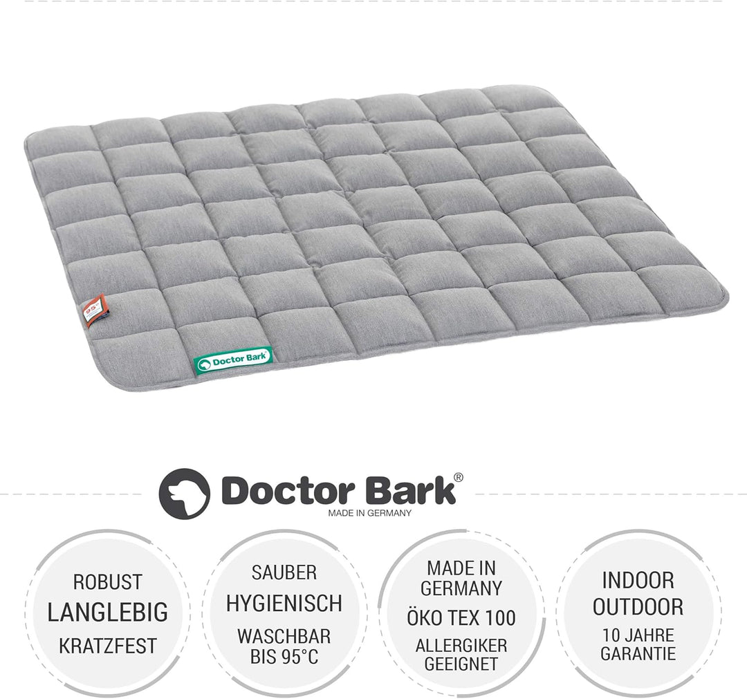 Doctor Bark Hundedecke - weiche, hochwertige Hundematte für kleine Hunde/Welpen, robuste Indoor - Ou